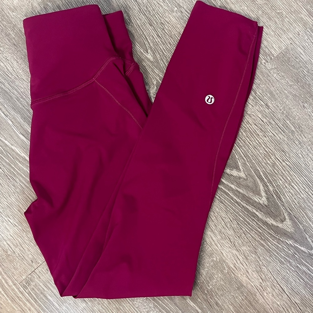 Lululemon Base Pace High-Rise Crop 23" | Size 2 | Magenta Purple
